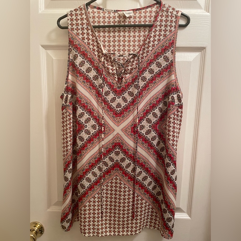 Abstract Dressy Tank